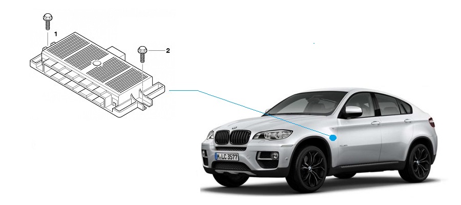 Ремонт блока ФРМ БМВ Х6 Е71