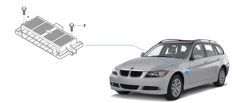 Ремонт блока ФРМ БМВ E91