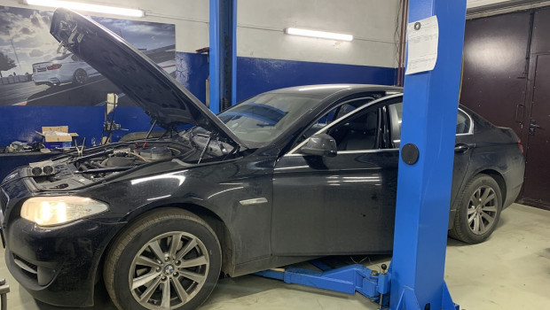 Замена цепей и масляного насоса на BMW F10 N20