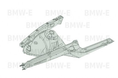 Лонжерон правый БМВ Е39
