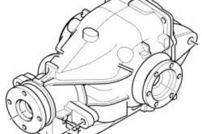 Редуктор заднего моста БМВ Х3 Е83 - 3,64