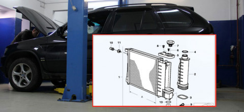 Ремонт системы охлаждения БМВ Х5 Е53